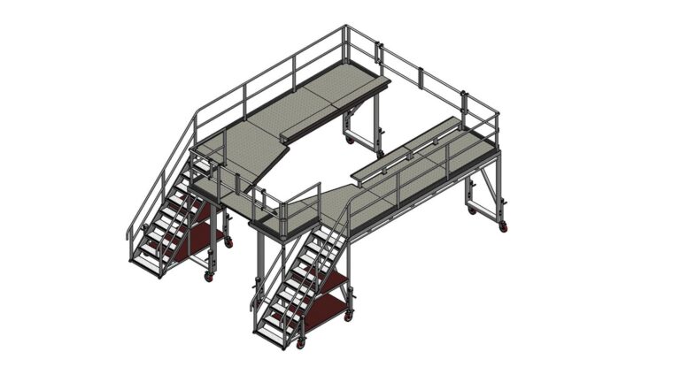 Leonardo AW139 full-surround platform system drawing