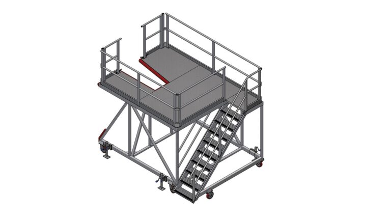 Leonardo AW139 tail rotor stand drawing
