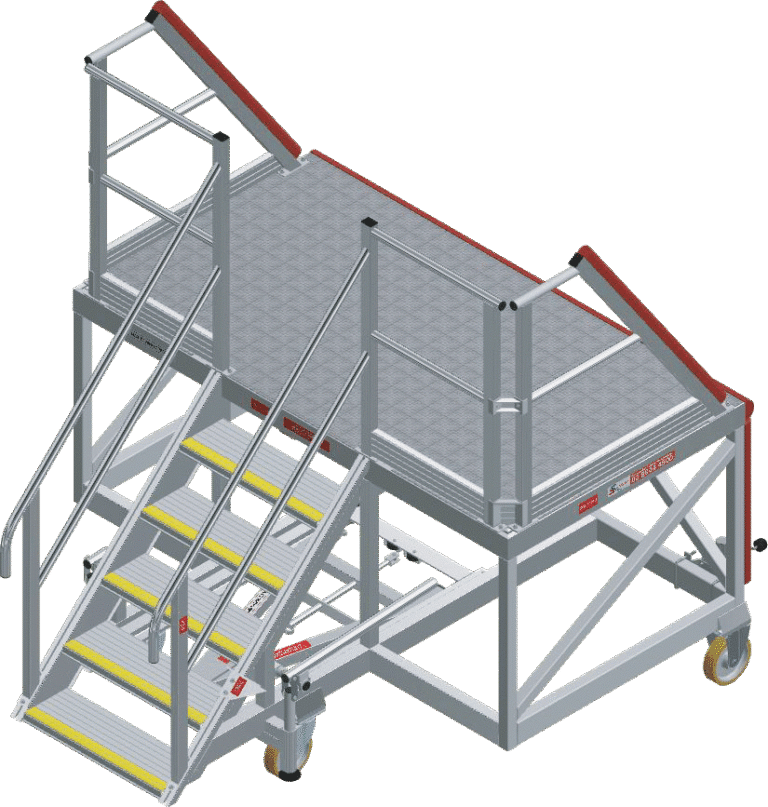 Boeing 737 cargo door engineering access stairs drawing