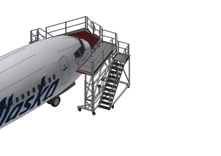 Boeing 737 nose dock drawing