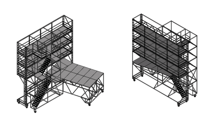 Boeing 737 tail dock drawing