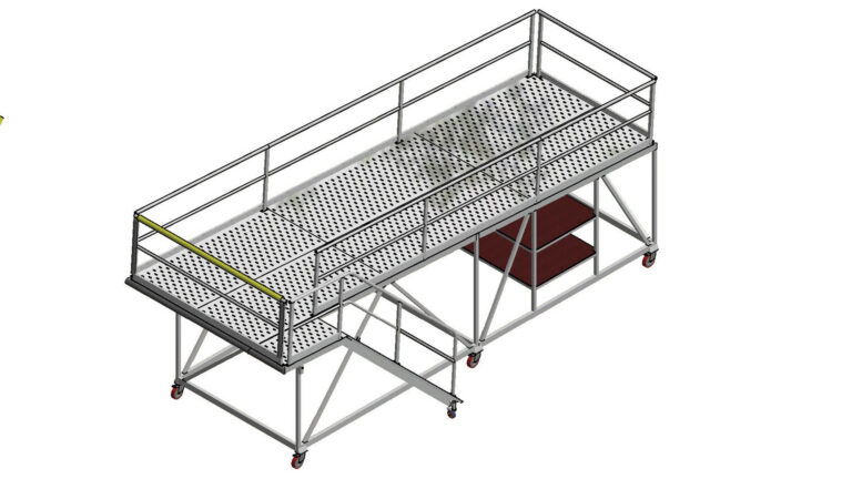 NH90 blade wash platform drawing