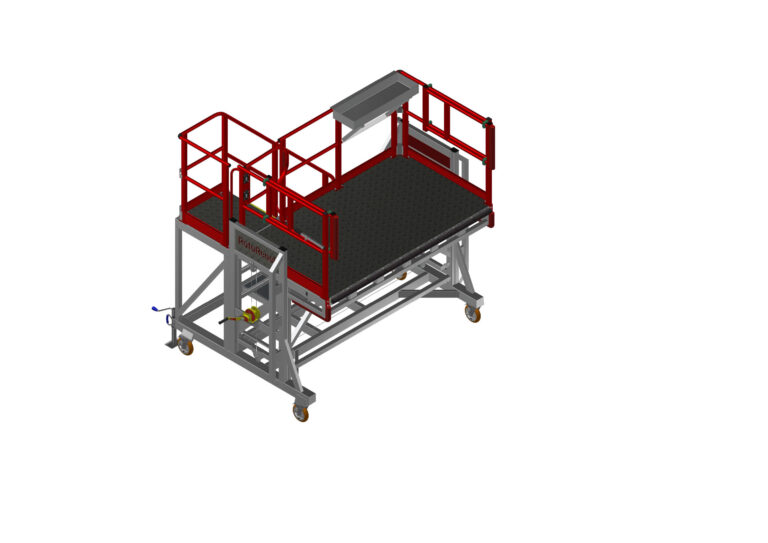 RotoReach adjustable helicopter maintenance platform